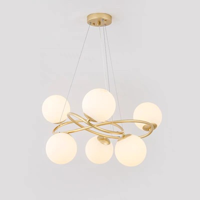 Lustra led eleganta cu 6/8 globuri [3]