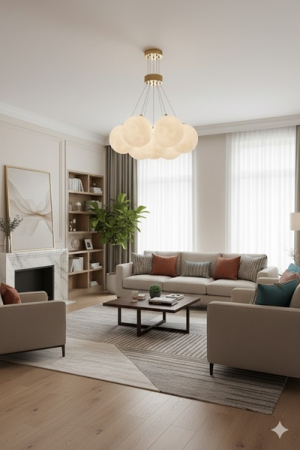 Lustra led eleganta e27 globuri 7/13 [2]