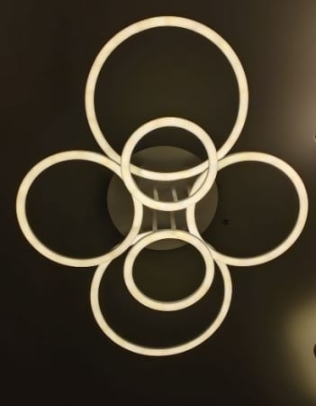 Lustra led Living - LUSTRA LED FOCUS DIMABILA CU TELECOMANDA 3 FUNCTII 145W