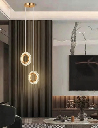 Lustra led gold dormitor 24w/12w [1]