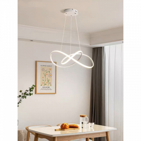 Lustra Receptie - Lustra led Infinit Cristal 104W