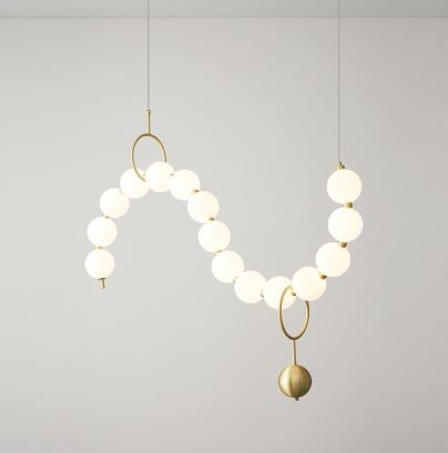 Lustra led Living - Lustra led globuri lumina neutra