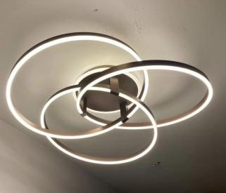 Lustra led peste 200W - Lustra led dimabila 240w cu telecomanda 3 functii Maro