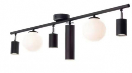 Lustra led Living - Lustra led mixta glob + proiector