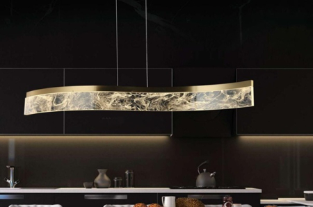 Oferte speciale - Lustra led moderna cu telecomanda Liniara 50w