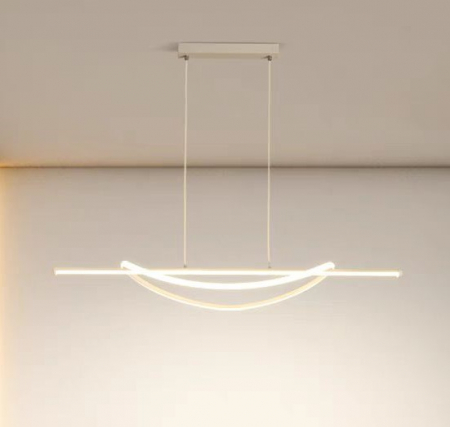 Lustra Receptie - Lustra led simpla 92w Alba / Neagra