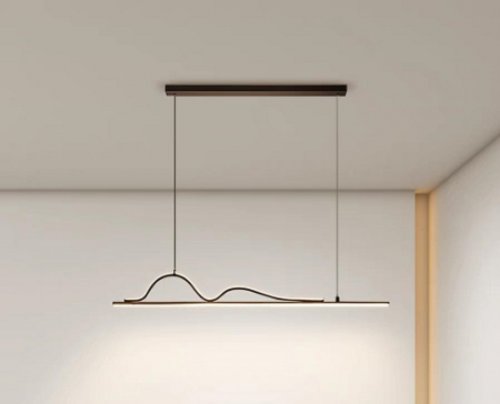 Lustra led Living - Lustra led simpla black 80w