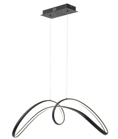 Lustra led de la 51w la 99w (max25- 30mp) - LUSTRA LED spirala neagra 108w  DIMABILA CU TELECOMANDA 3 FUNCTII