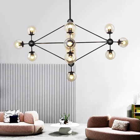 Lustra led Living - Lustra statie spatiala 15 module