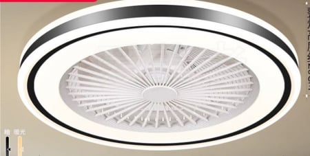 Lustra led Living - Lustra + ventilator cu telecomanda