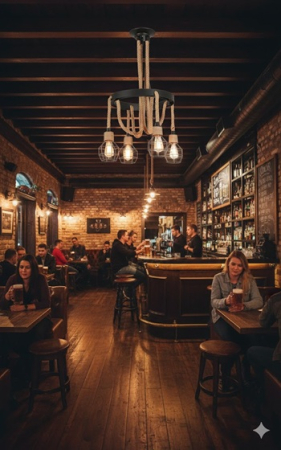 Lustra rustica - Lustra vintage 4xE27