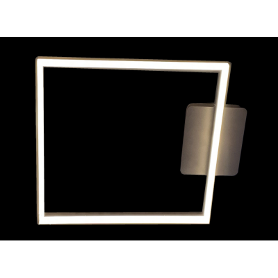 Lustra Receptie - Lustra LED dimabila 80w cu telecomanda 3 functii wenge