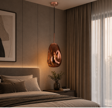 Pendul led elegant Rose Gold e27x1 [1]