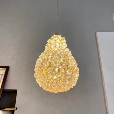 Lustra Led - Pendul led Gold elegant si modern 25w/18w