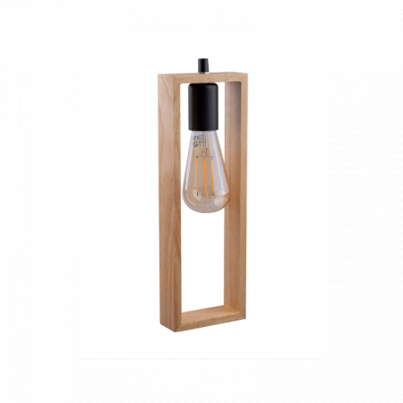 Lustra led lemn - Pendul led lemn 1 x e27