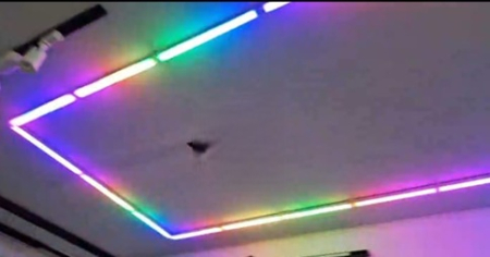 3 hexagoane led honeycomb - Rama led RGB Dream