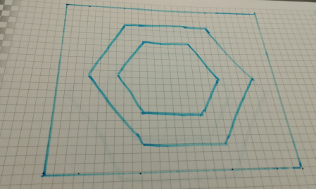 Set 2 hexagoane led honeycomb [3]