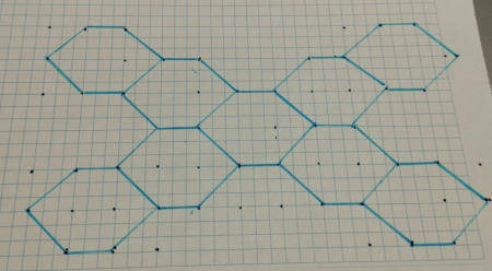 5 hexagoane  led Honeycomb - Set 5+4 hexagoane led honeycomb