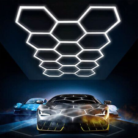 Led tavan Honeycomb set 5 hexagoane 235 x 164 cm  192w [4]