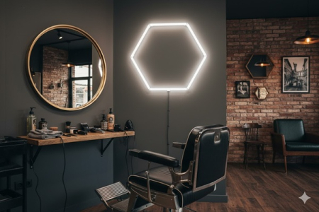 Tavan led CCT Un hexagon CCT 42W  94 x 82 cm [1]