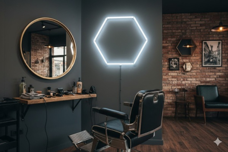 Tavan led CCT Un hexagon CCT 42W  94 x 82 cm [2]