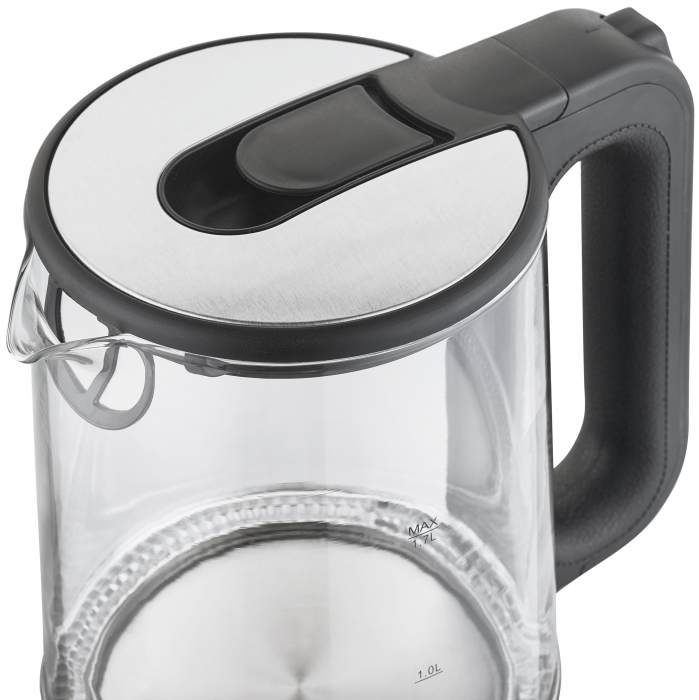 Cana fierbator, din sticla, 1.70 l, 2200W, cu LED, Victronic VC3225 [2]