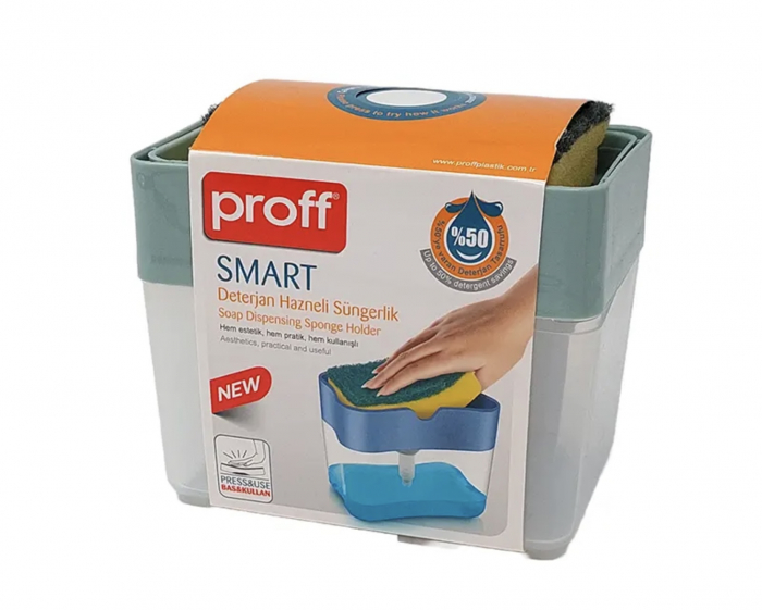 Dispenser detergent cu burete inclus Proff Smart [3]
