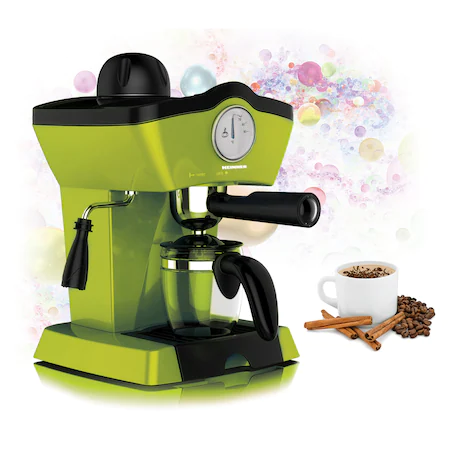 Espressor Heinner HEM-200GR, 800W, 250ml, 3.5 bar, Verde [2]