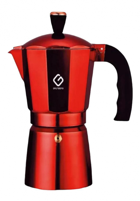 Gázfőző Espresso Kávéfőző, Alumíniumból, 9 csésze kapacitás, Grunberg GR5185 [2]