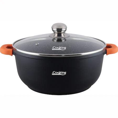 18,5 L-es fazeolă, Dark Line, kerámia bevonattal és fedéllel, indukciós [2]