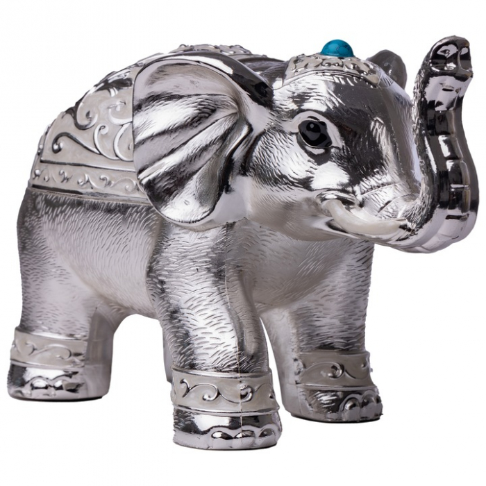 Scrumiera argintata elefant 18,5x9,5x11,8cm [3]