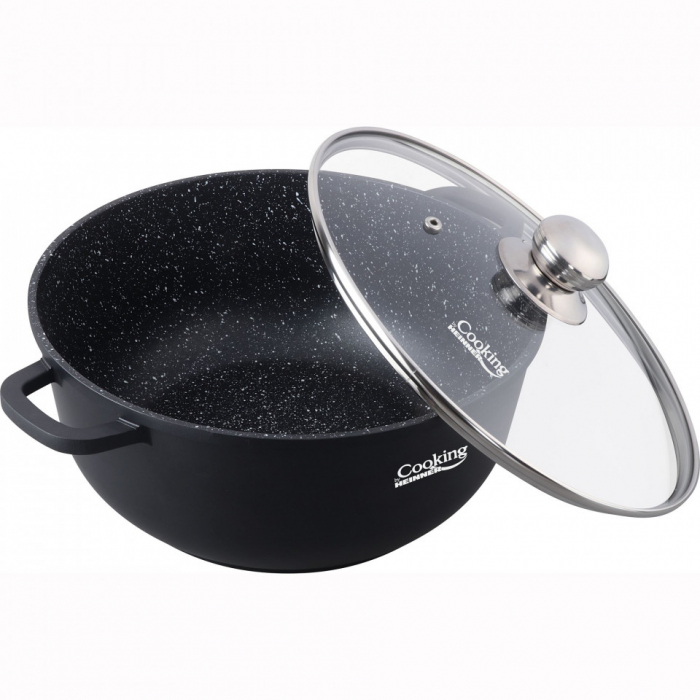 Cratita 13.5 L, Dark Line, cu invelis ceramic si capac, inductie [2]