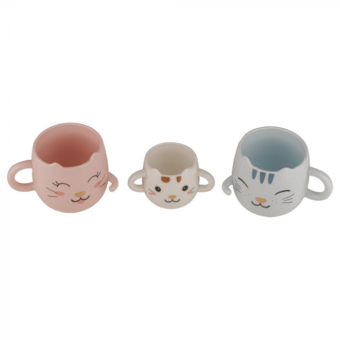 Set 3 cani Premium ceramica Kitty family [3]