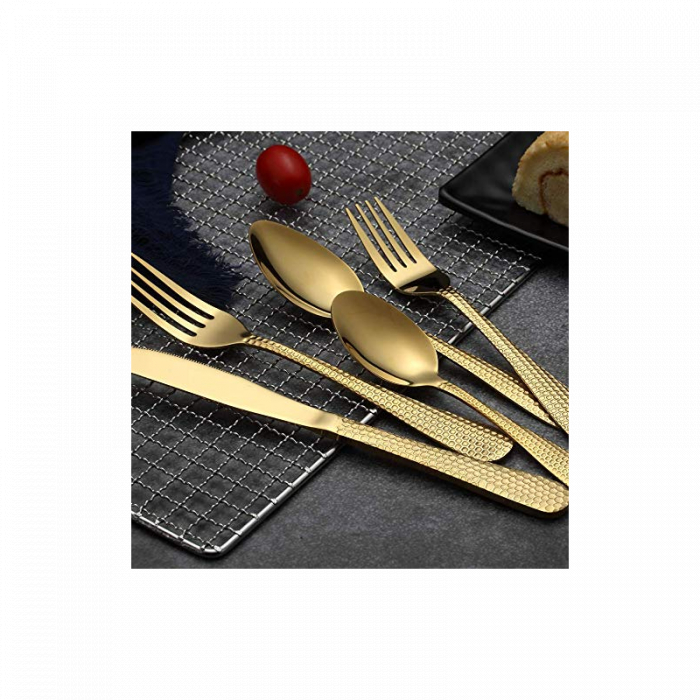 Set tacamuri din inox 30 piese, Grunberg (auriu) [3]