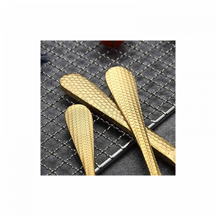 Set tacamuri din inox 30 piese, Grunberg (auriu) [7]