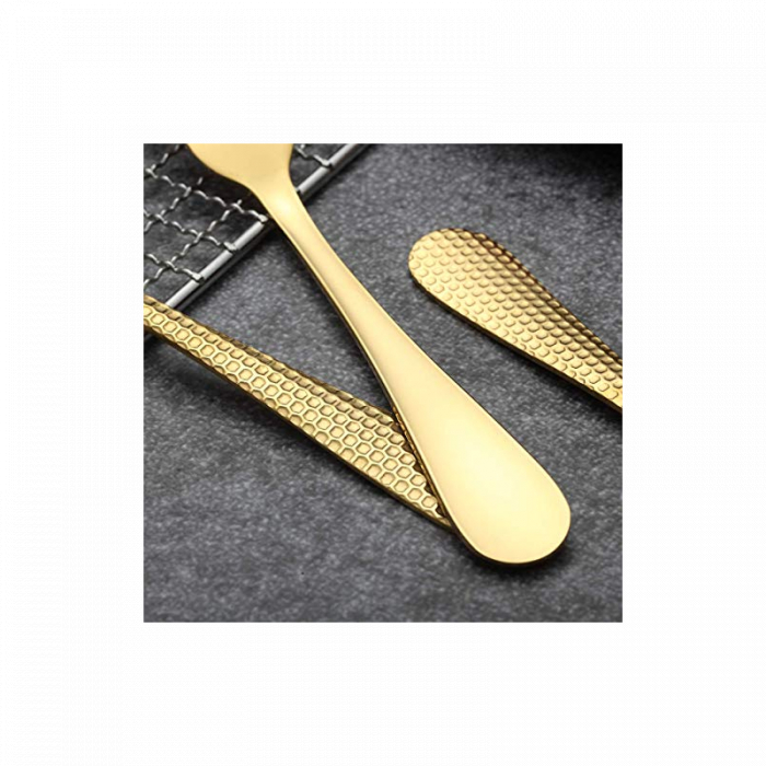 Set tacamuri din inox 30 piese, Grunberg (auriu) [6]