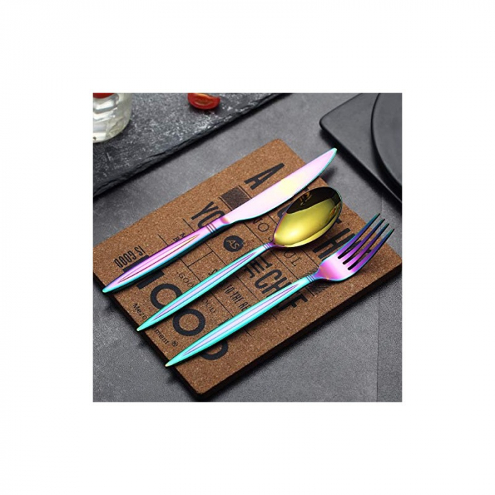 Set tacamuri din inox 30 piese, Grunberg (curcubeu) BL386C30 [2]