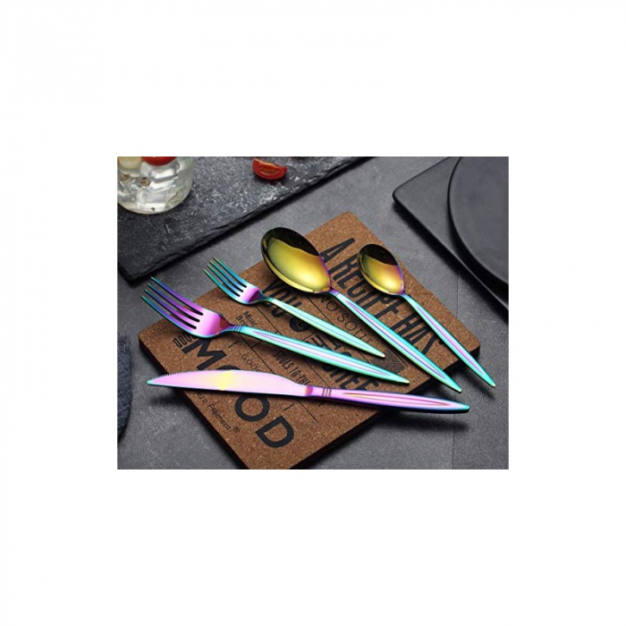 Set tacamuri din inox 30 piese, Grunberg (curcubeu) BL386C30 [4]