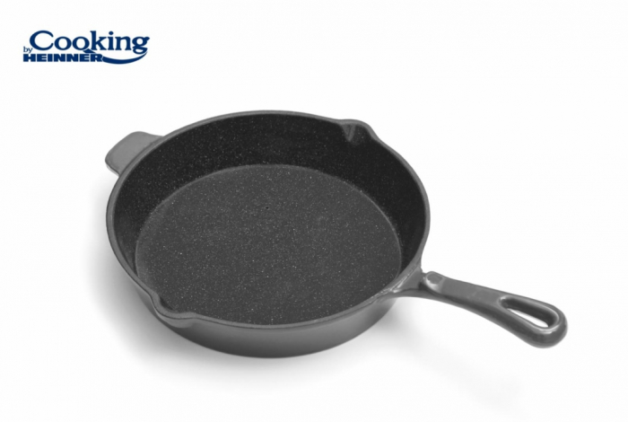 TIGAIE FONTA EMAILATA 26 x 5 CM, MARBLE GREY, COOKING BY HEINNER [3]