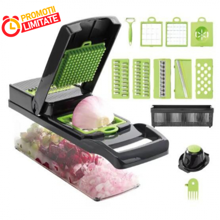 Razatoare multifunctionala, pentru fructe si legume, 15 in 1,  Grunberg GR6149 [0]