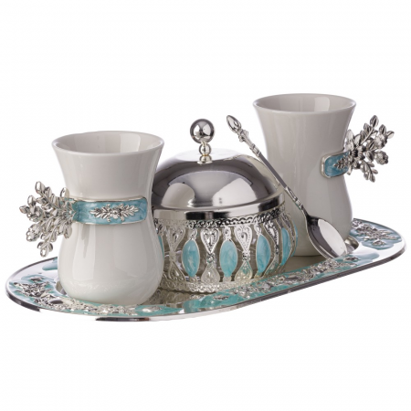 Set cafea 2 persoane - baby blue [1]