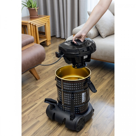 Aspirator Turbo Zilan ZLN2006, 2400W, Fără Sac, 21L, Funcție Suflare, Tub Telescopic [6]