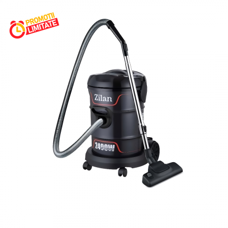 PROMOTII - Aspirator Turbo Zilan ZLN2006, 2400W, Fără Sac, 21L, Funcție Suflare, Tub Telescopic