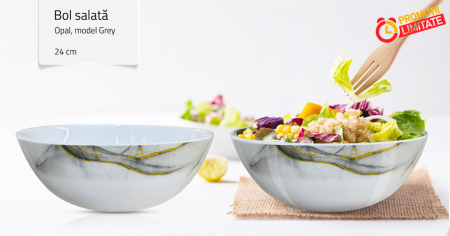 Bol Salata 24 Cm Opal, model Grey [1]