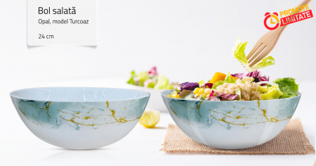 Bol Salata 24 Cm Opal, model Turcoaz [1]