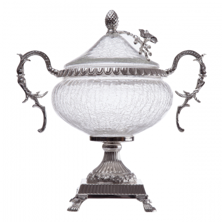 SETURI DIN STICLA - Bomboniera sticla model crapat 31*17.5*32CM