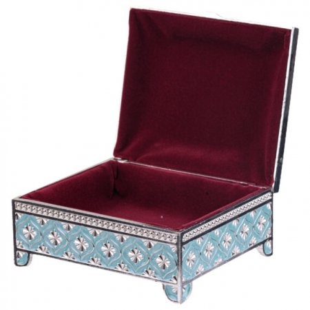 Cutie bijuterii bleu 12,8*10,8*6,7 cm [1]