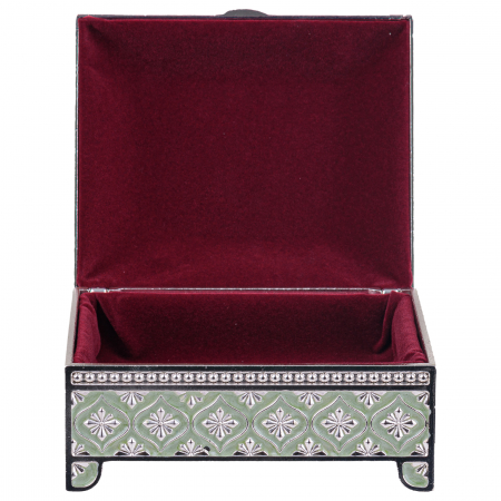 Cutie bijuterii verde 12,8*10,8*6,7 cm [1]