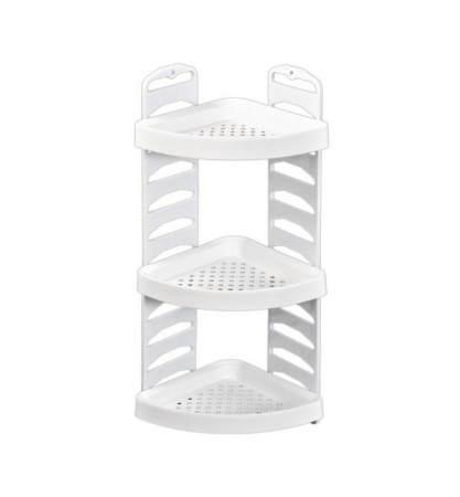 BAIE - Coltar baie suspendat 3 rafturi 60 x 19 x 19 cm