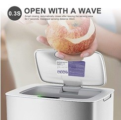 Cos de gunoi automat cu sensor pentru bucatarie sau baie, 14 l [2]